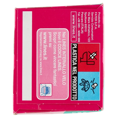 Lines intervallo Velo Skin Lover proteggislip Regular 42 pz